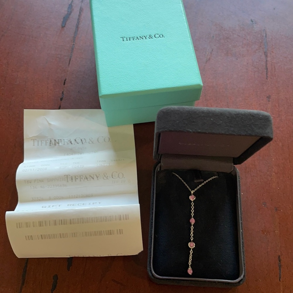 Tiffany @ Co. Elsa Peretti Sapphire necklace